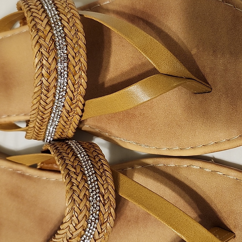Coach and Four Tan Sandals - Picture 5 of 5